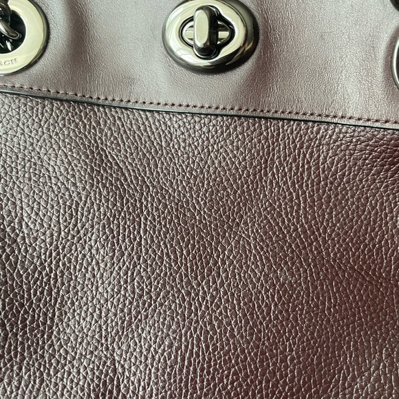 Coach Brown Leather Shoulder Bag - Picture 11 of 12